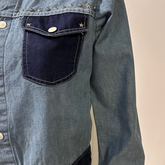 Vintage color-block embellished rodeo jacket. - Picture 4 of 10